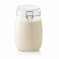Sourdough Discard Jar - Large Glass Clip-Top Jar