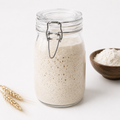 Sourdough Discard Jar - Large Glass Clip-Top Jar