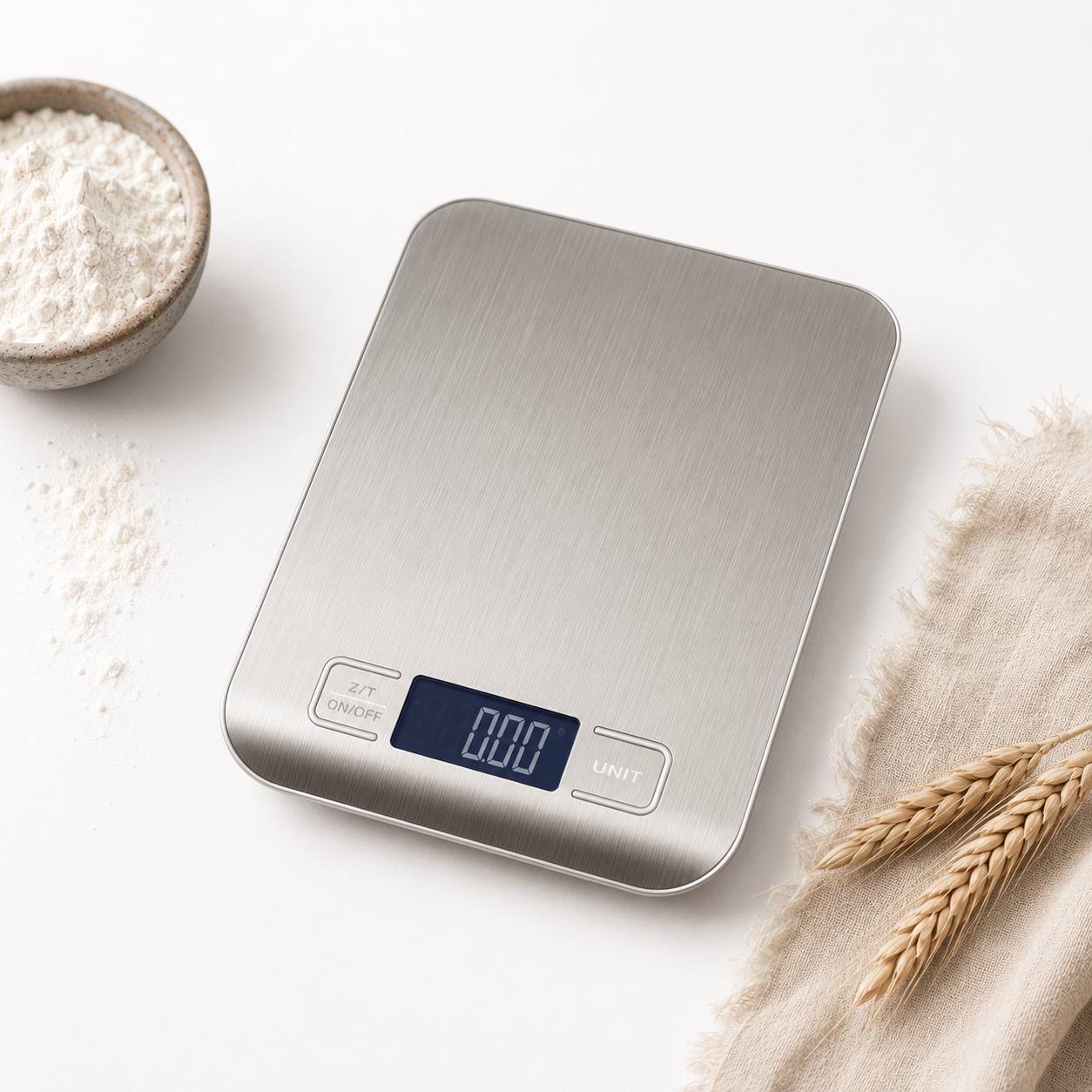 Digital Kitchen Scale - Stainless Steel